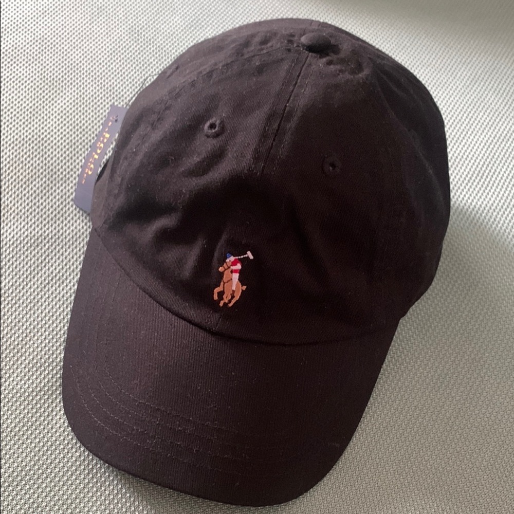 Ralph Lauren Black Polo Cap